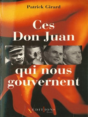 cover image of Ces Don Juan qui nous gouvernent